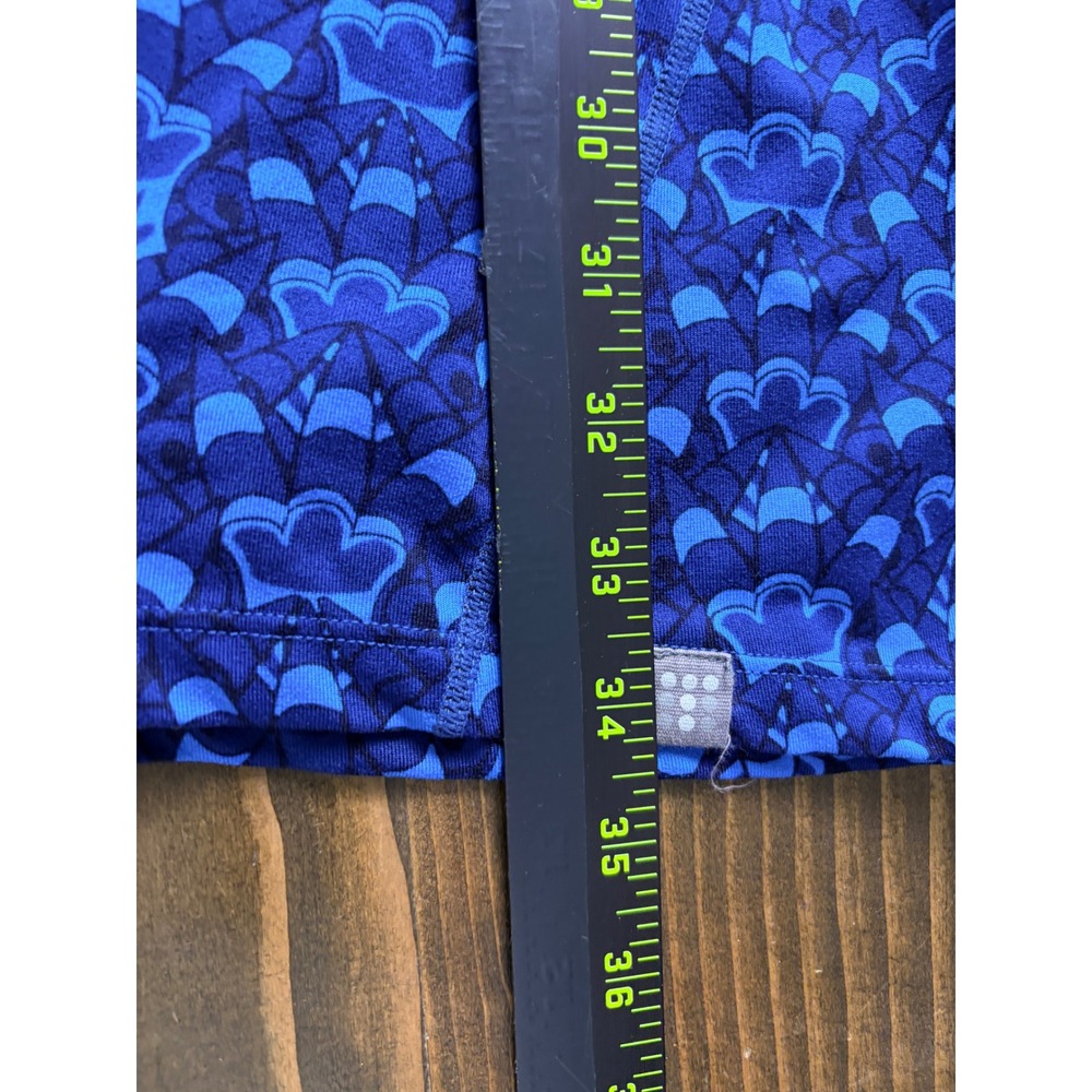 Title Nine Dream A-line Dress Womens S Blue Geometric Print 1/4 Zip Long Sleeve - Picture 10 of 10